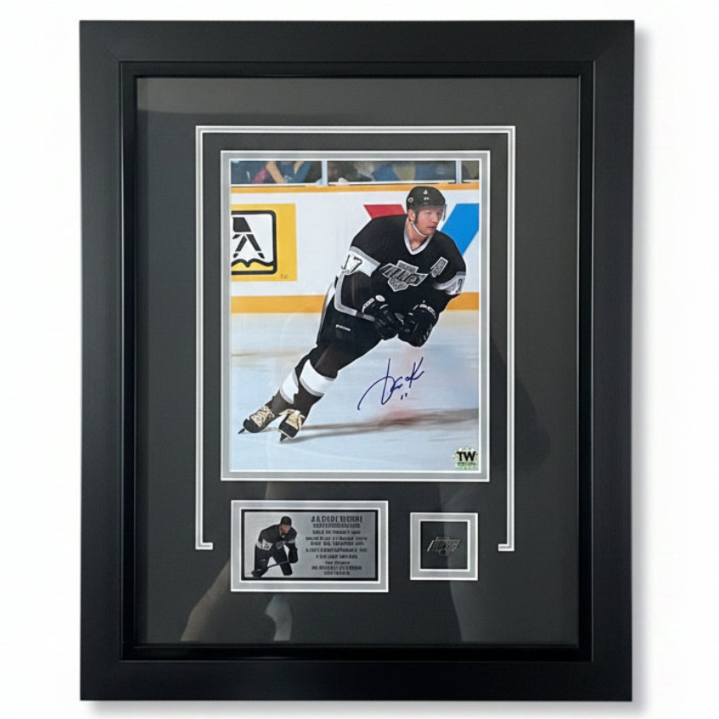Photo encadrée autographiée Kings de Los Angeles – Jari Kurri #17