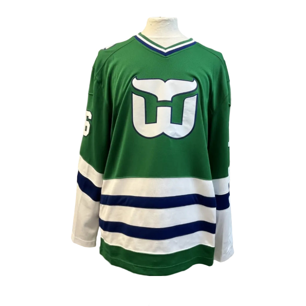 Chandail autographié Hartford Whalers – Pat Verbeek #16 | Réplique Vintage Fanatics T-M