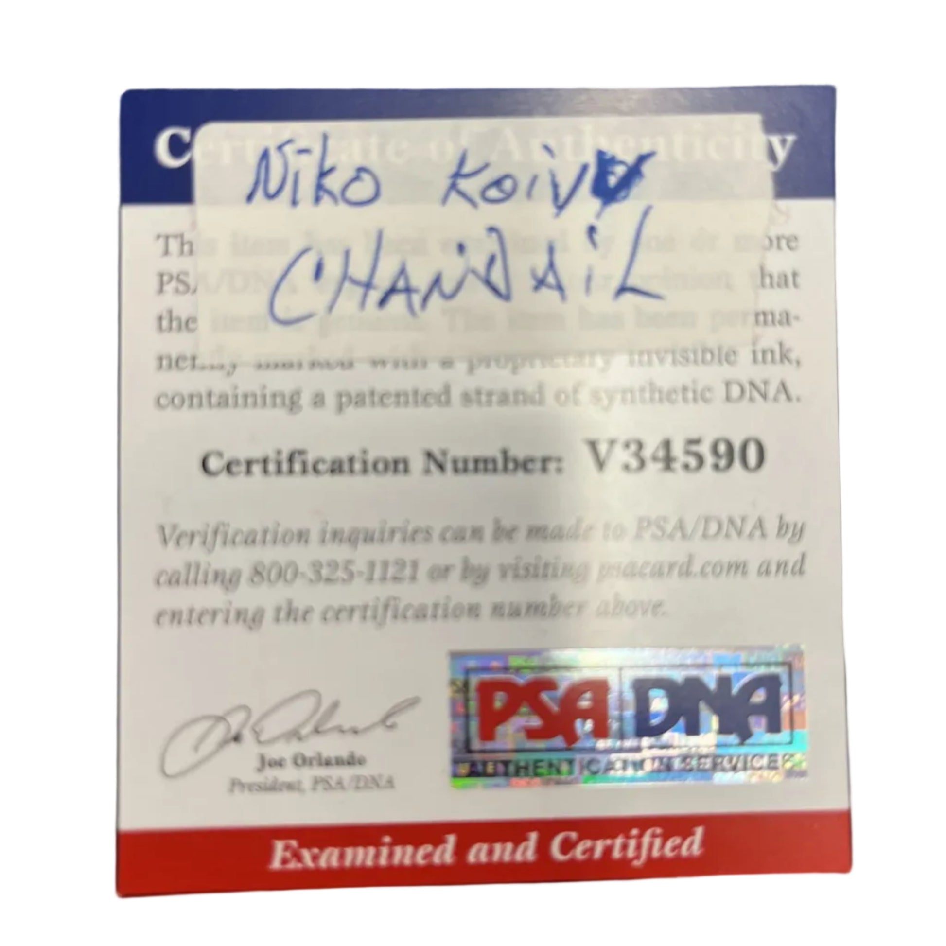 Chandail autographié Mikko Koivu #9 Minnesota Wild – mémorabilia LNH réplique Reebok certifié authentique | ESPACE B.R