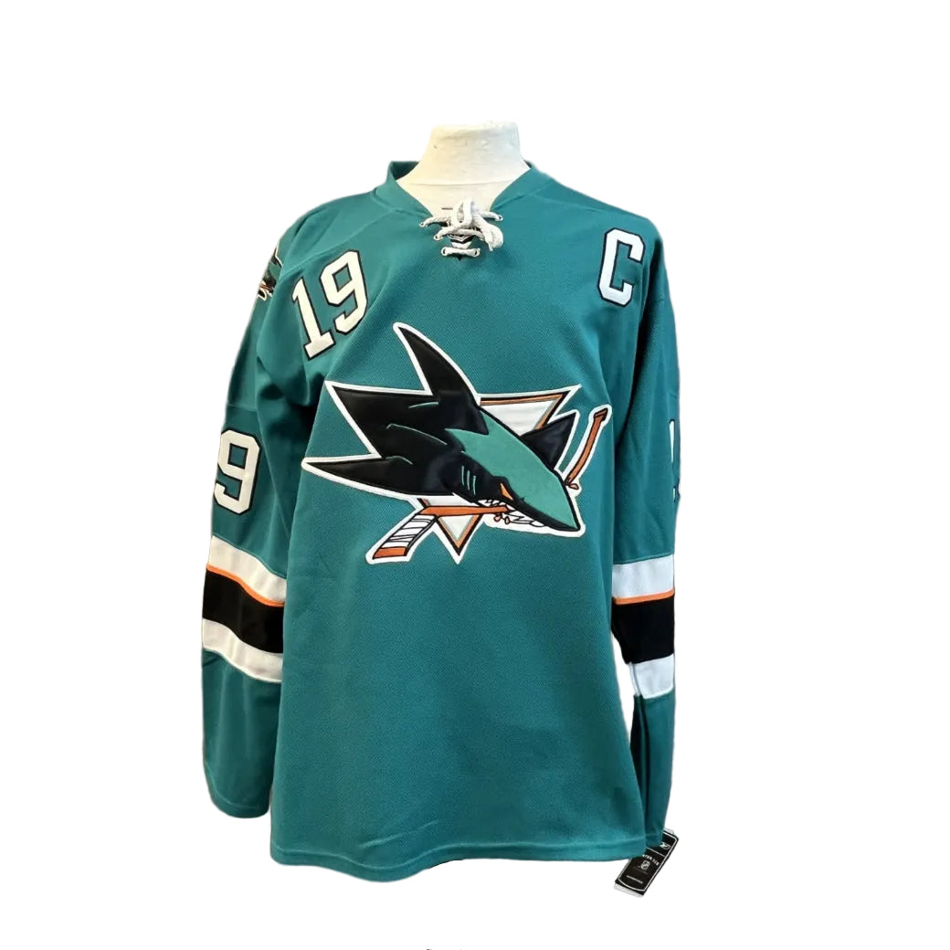 Chandail autographié San Jose Sharks – Joe Thornton #19