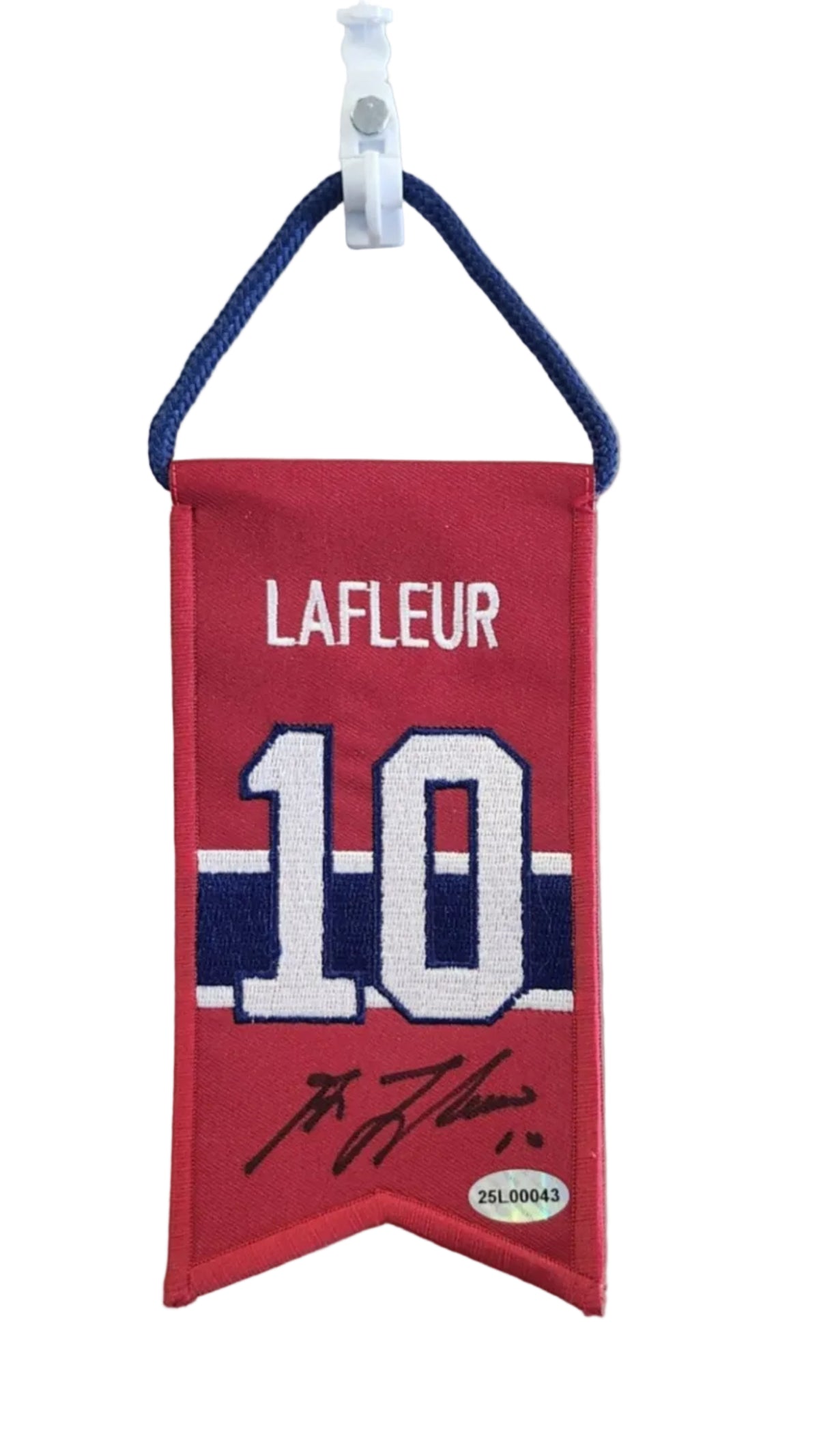 Guy Lafleur fanion signe