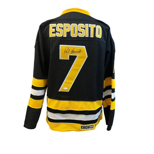 Chandail autographié Phil Esposito - Bruins Boston #7