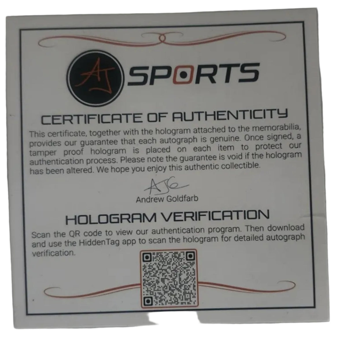 Perfetti certificat