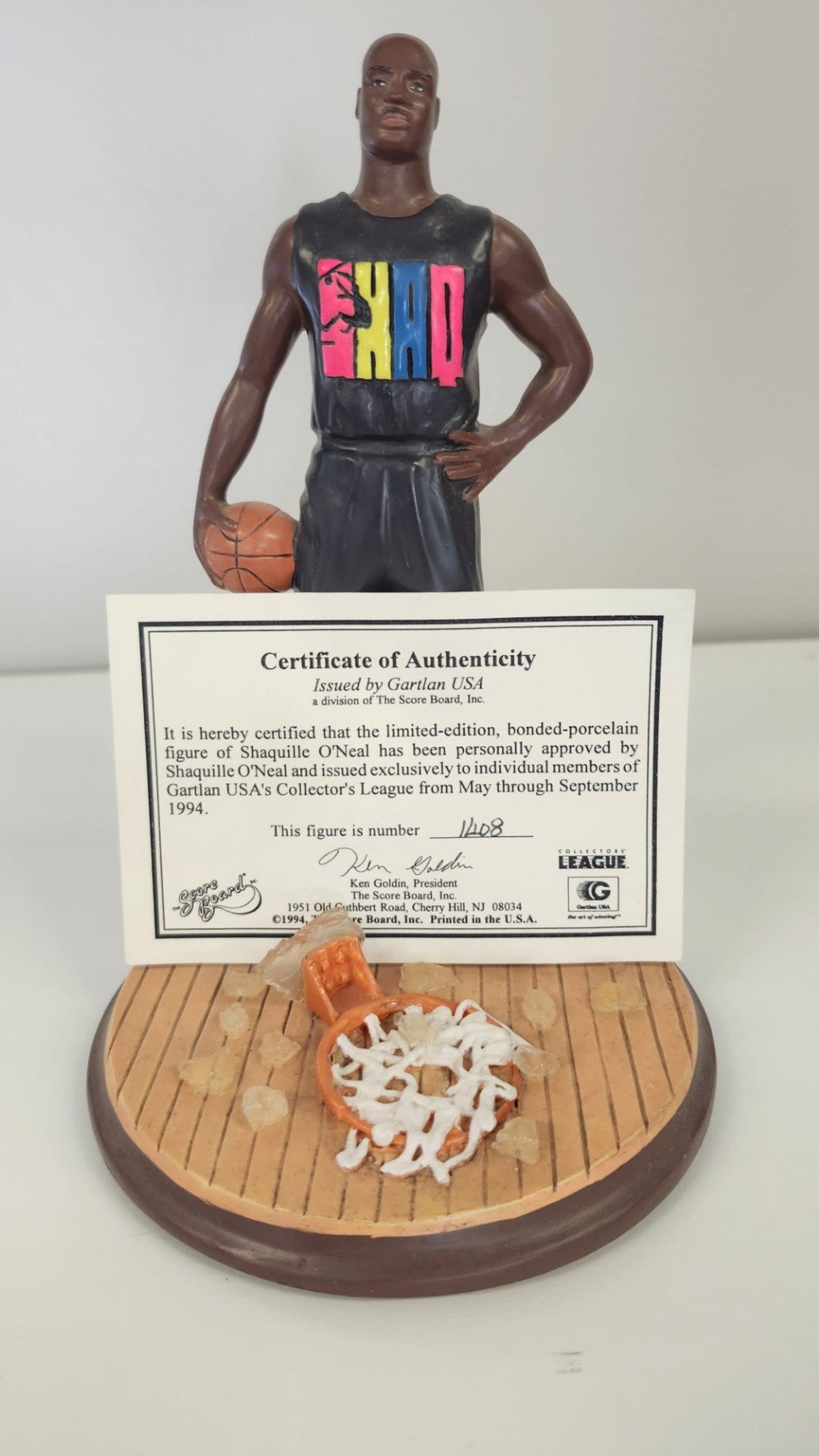 Shaquille O’Neal certificat
