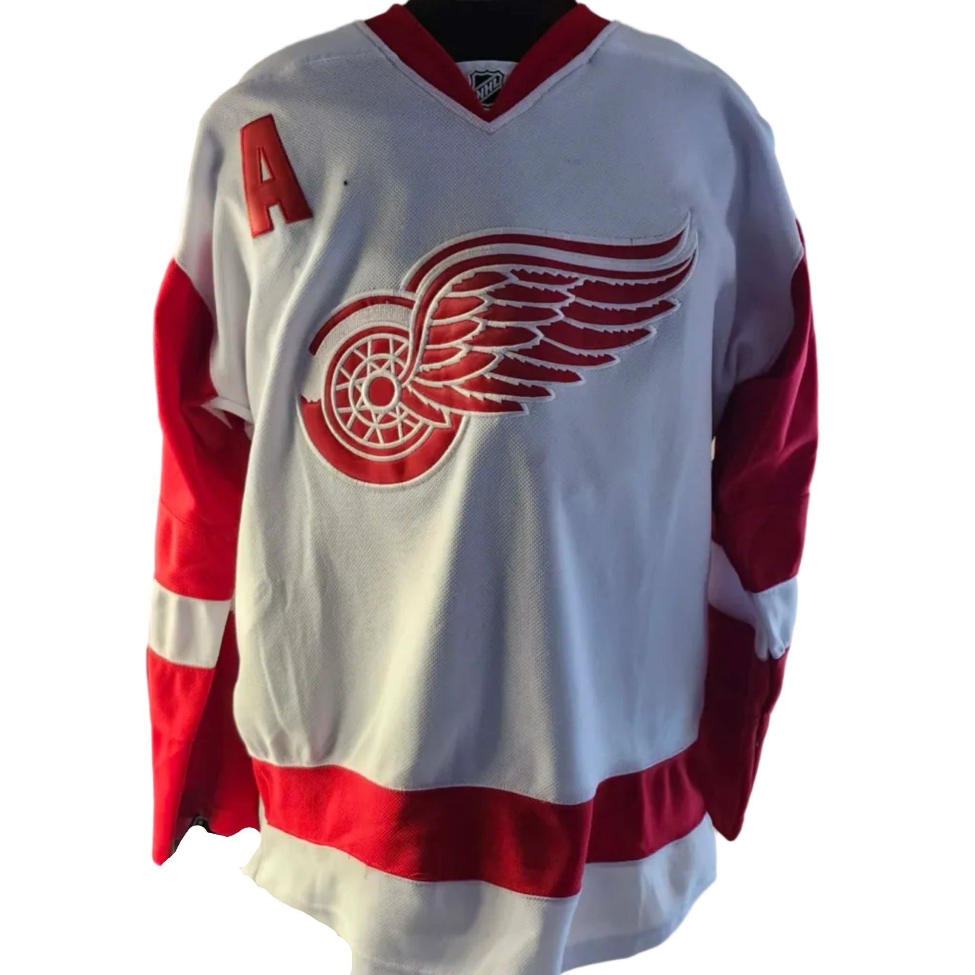 Chandail autographié Pavel Datsyuk #13 Detroit Red Wings – mémorabilia LNH réplique Reebok certifié authentique | ESPACE B.R