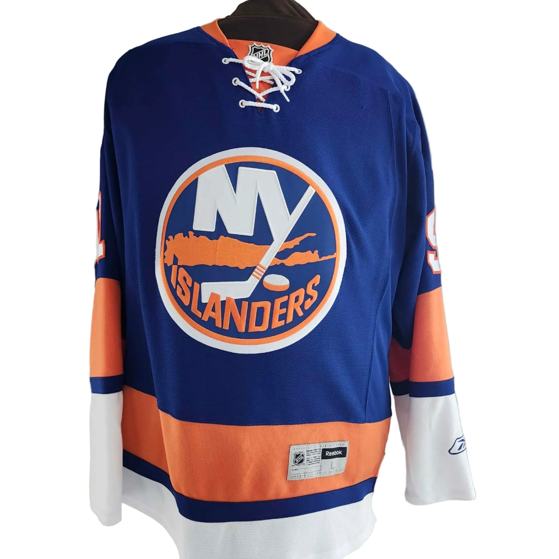 Chandail autographié John Tavares #91 New York Islanders – mémorabilia LNH réplique Reebok certifié authentique | ESPACE B.R