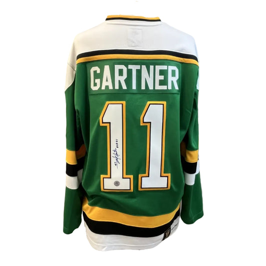 Chandail autographié Minnesota North Stars – Mike Gartner #22