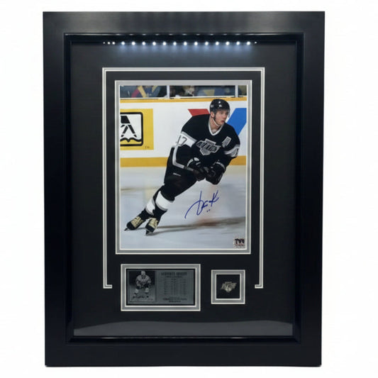 Photo encadrée autographiée Kings de Los Angeles – Jari Kurri #17