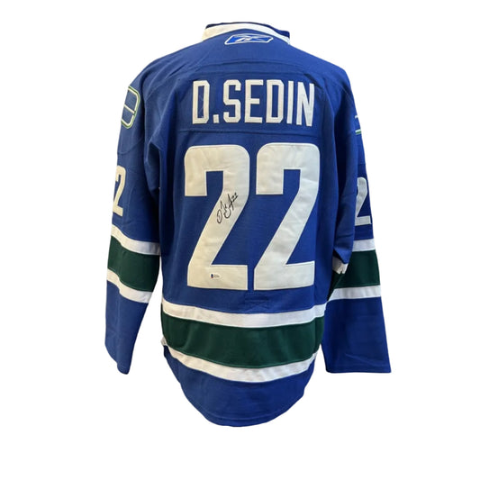 Chandail autographié Vancouver Canucks – Daniel Sedin #22 | Réplique Reebok T50